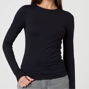 Glassons Black and White Supersoft Long Sleeve NWOT